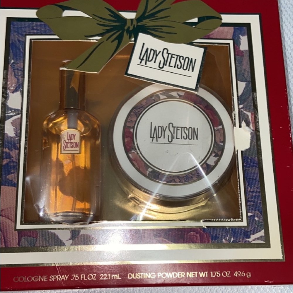Lady Stetson  Cologne Perfume Dusting Powder Lot Bundle Set by Coty NEW